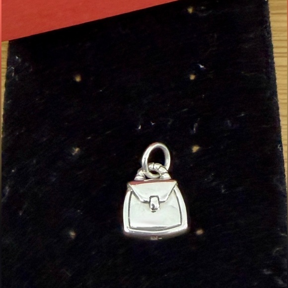James Avery Jewelry - JAMES AVERY Sterling Silver 3-D Handbag Purse Charm Pendant 👛 RETIRED; Un-Cut